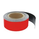Magnetic tape 10 m, red matte