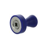 Office magnet with handle, blue