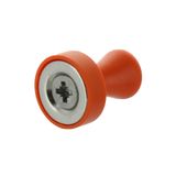 Office magnet with handle, orange