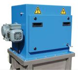 Drum magnetic separator with cover