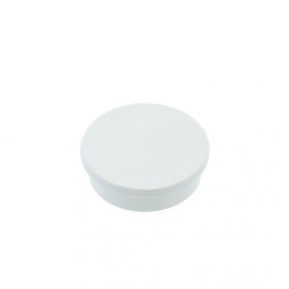 Office magnet, neodymium, round, white