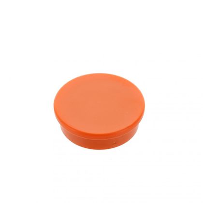Office magnet, neodymium, round, orange