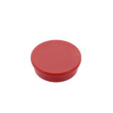 Office magnet, ferrite, round, red