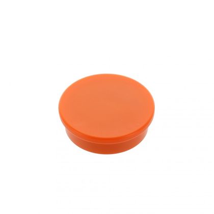 Office magnet, ferrite, round, orange