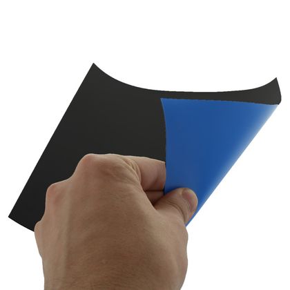 Magnetic sheet STANDARD, blue matt (PVC)