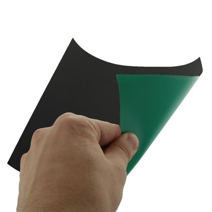 Magnetic sheet STANDARD, green matt (PVC)