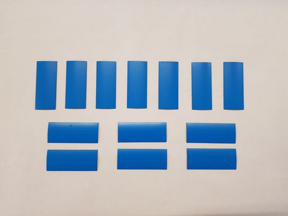 Magnetic labels (100 pcs), blue matte
