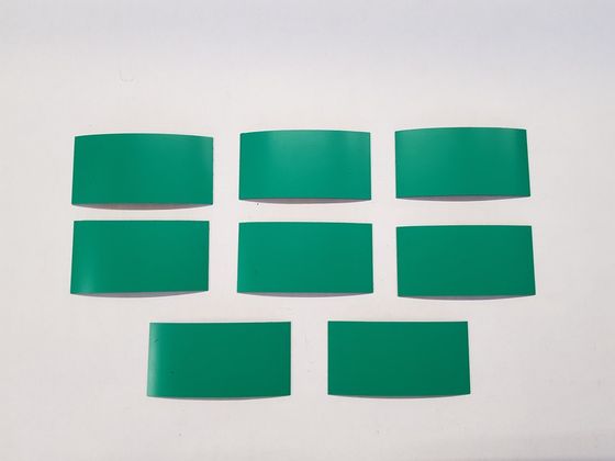 Magnetic labels (100 pcs), green matte