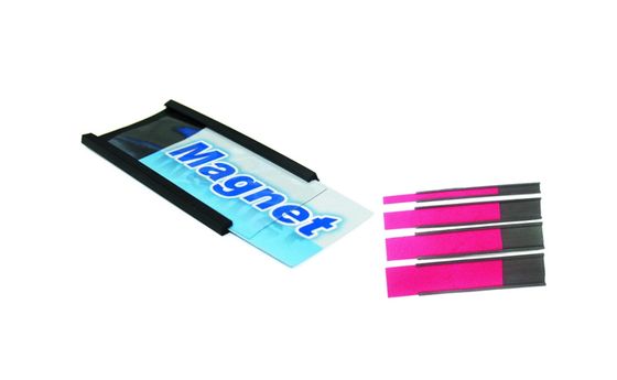 Magnetic C-profile with transparent foil (20ks)