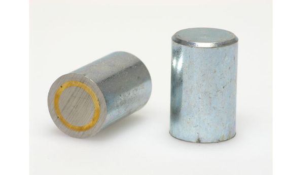Pot magnet cylindrical without fitting tolerance, AlNiCo