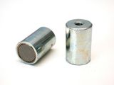 Pot magnet cylindrical with internal thread, SmCo