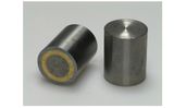 Pot magnet cylindrical with fitting tolerance h6, AlNiCo