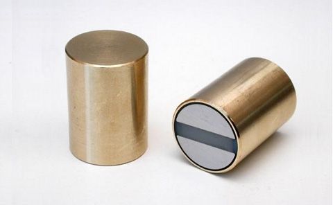 Pot magnet cylindrical with fitting tolerance h6, Sm2Co17, HT