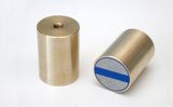 Pot magnet cylindrical with internal thread and fitting tolerance h6, NdFeB