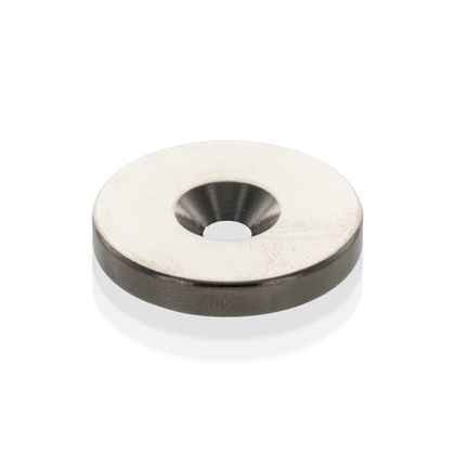Neodymium ring with 90° countersunk